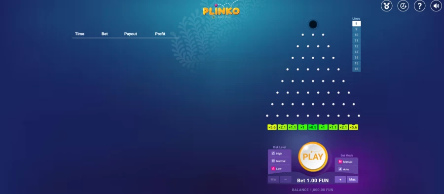 Plinko Crash Hra
